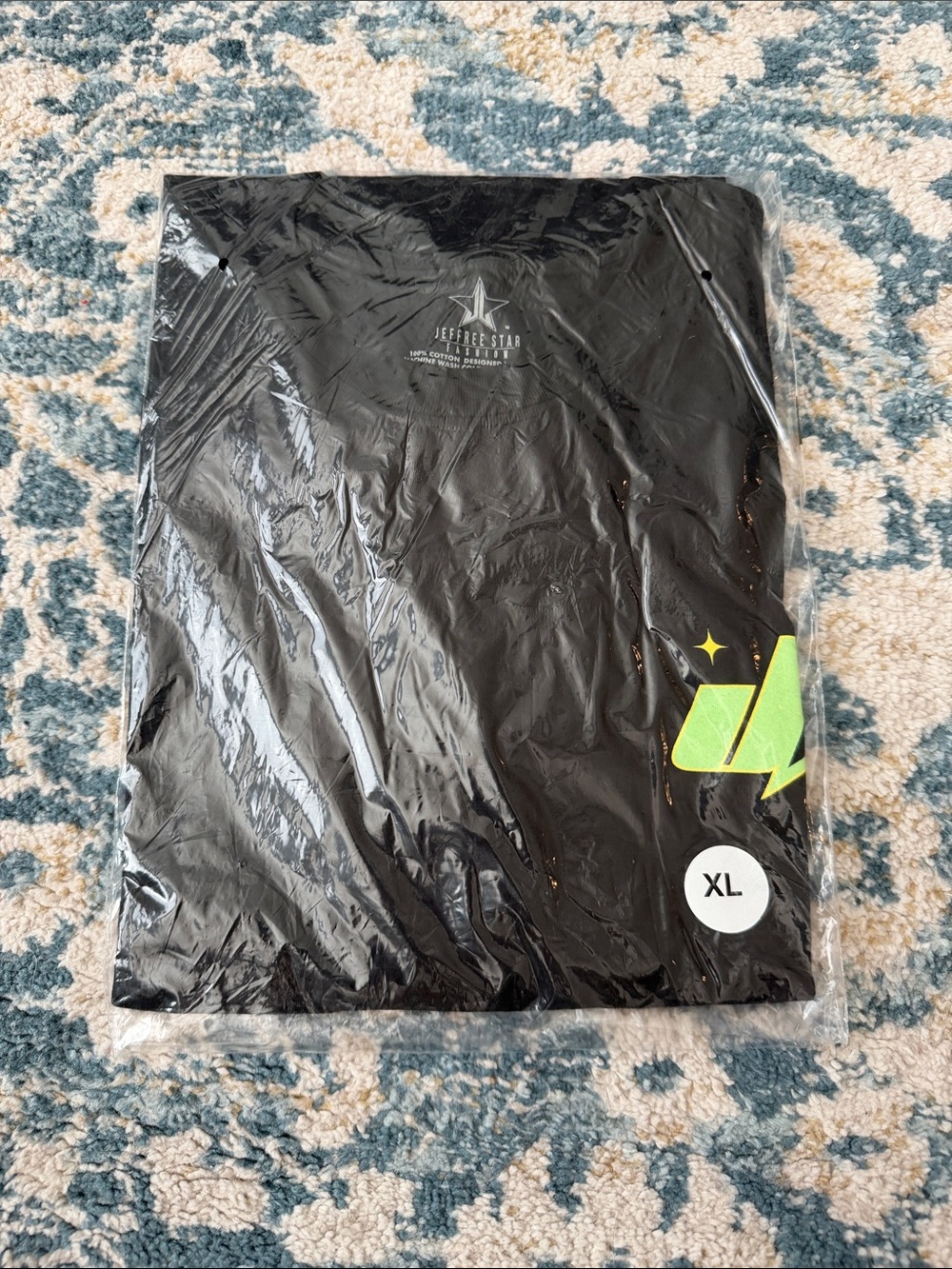 New Jeffree Star Cosmetics Black & Green Shirt Spring 2021 Box Exclusive Sz XL